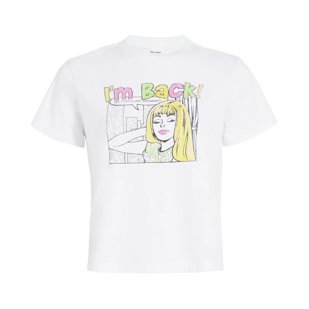 NWT Re/Done I’m Back Graphic Tee XS